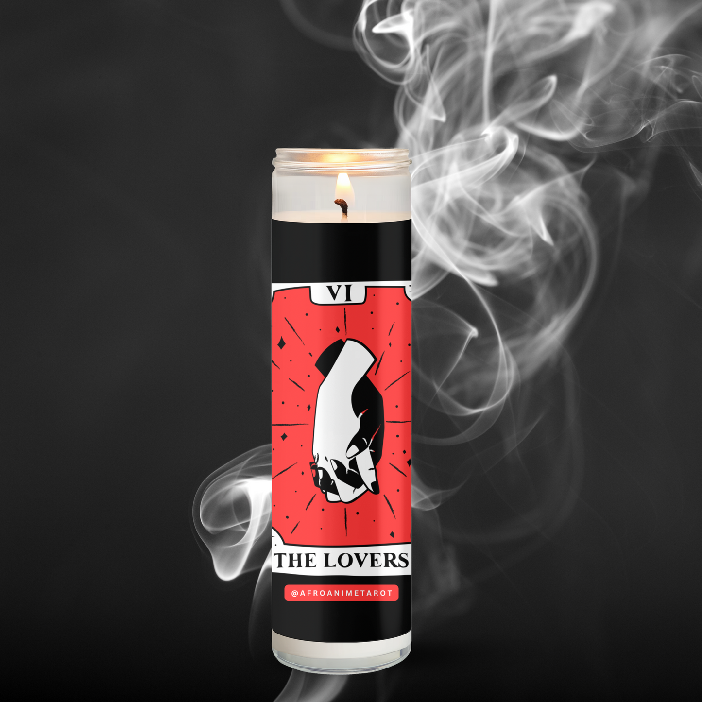 The Lovers Tarot Prayer Candle