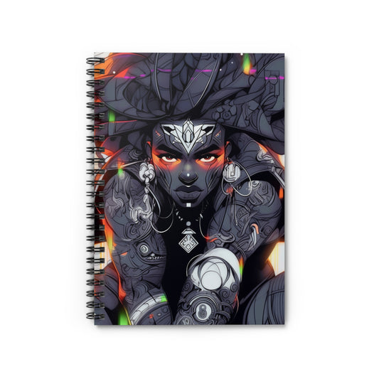 Spiral Notebook - warrior's stance