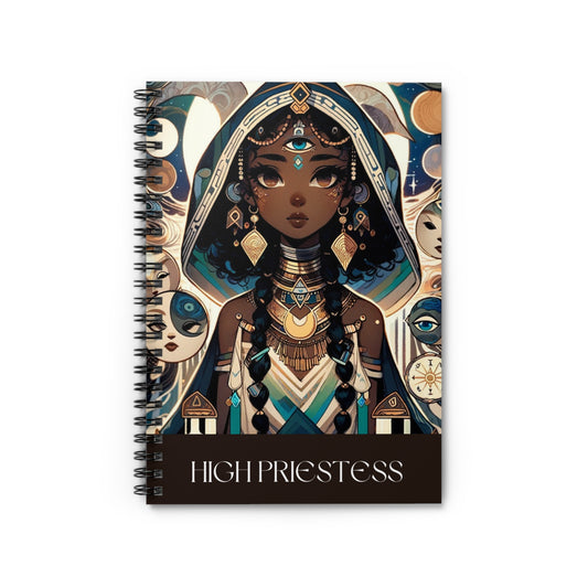 High Priestess Spiral Notebook - Ruled Line