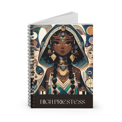 High Priestess Spiral Notebook - Ruled Line