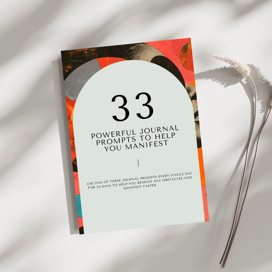33 daily manifestation prompt journal